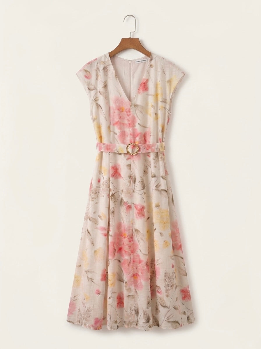 Robe Midi Aquarelle